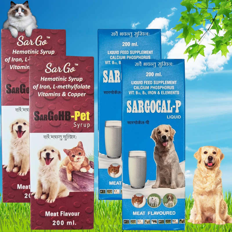 FUR FRIENDLY ME/SG-P-Cal2-MVit2-4 Pet Health Supplements(800 ml)