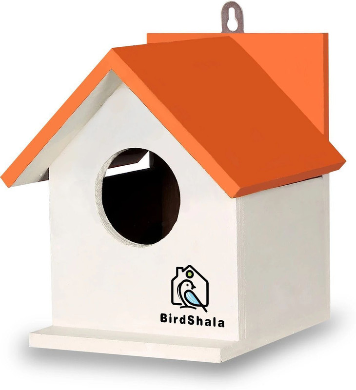 BIRDSHALA Bird House for Sparrow, Budgies and Finches with Air Ventilation Bird House