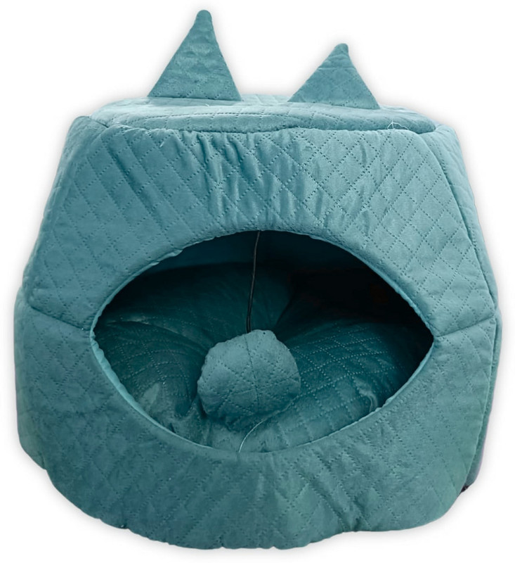 Petfun 2-in-1 Foldable Cat House & Bed for Small Pets Cat, Dog House