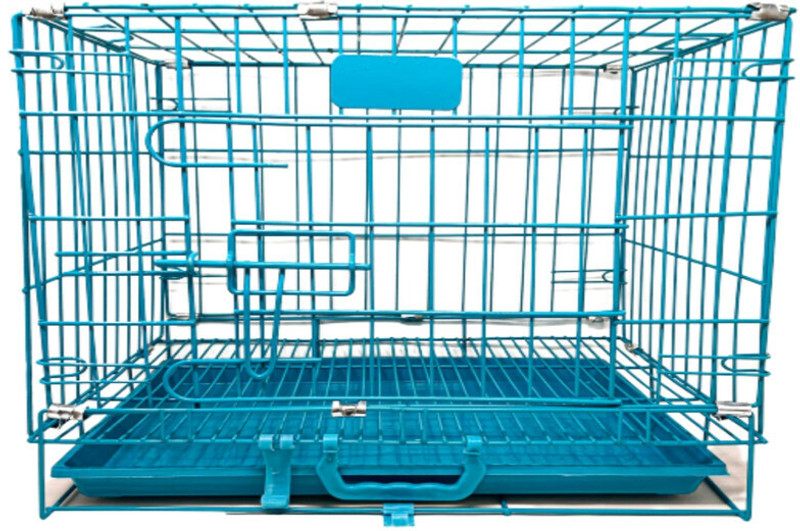 Petstorez 18-Inch Compact Folding Metal Kennel Dog, Cat, Rabbit, Miniature Pig, Monkey, Mouse Cage