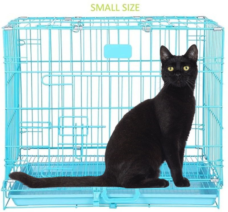 chullbull pet products Single Door Powder Coated with Removable Tray for hamster,kitten,puppy Cat, Dog, Rabbit, Hamster Cage