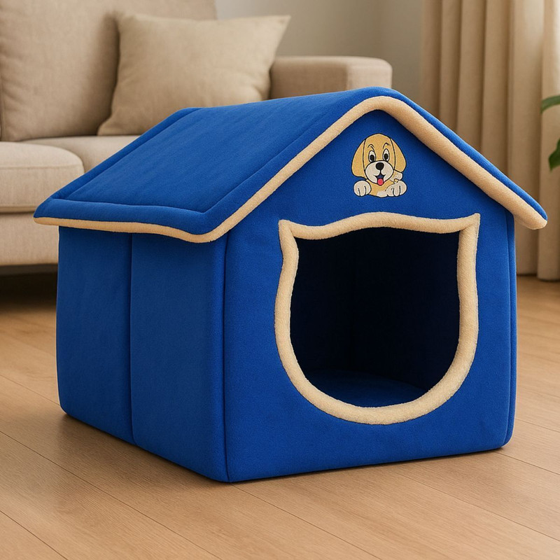 PETKARE DogHouse_Med_BL_PC005 Cat, Rabbit, Dog House