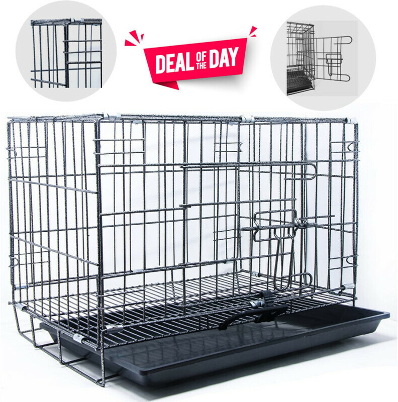 Petstorez Double Door Cage for Small Canines Dog, Cat, Rabbit, Monkey, Mouse Cage