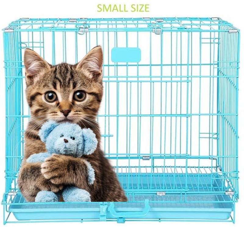 chullbull pet products Single Door Powder Coated with Removable Tray for hamster,kitten,puppy Cat, Dog, Rabbit, Hamster Cage