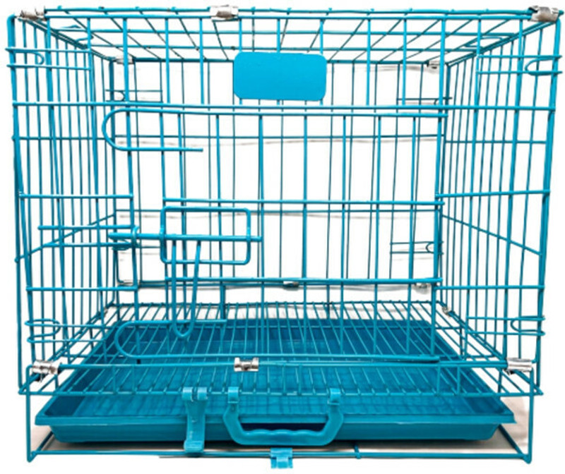 Sip Double Door Heavy Duty Folding Metal Kennel for Small Dogs and Puppies (2 FEET) Dog, Cat, Rabbit, Miniature Pig, Monkey, Bird, Mouse, Hamster Cage