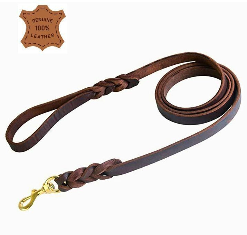 Vigourholistic 120 cm Dog & Cat Strap Leash(Brown)