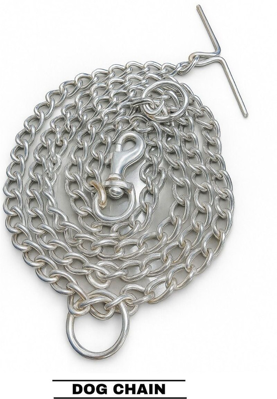 PetZilla 152 cm Dog Chain Leash(Silver)