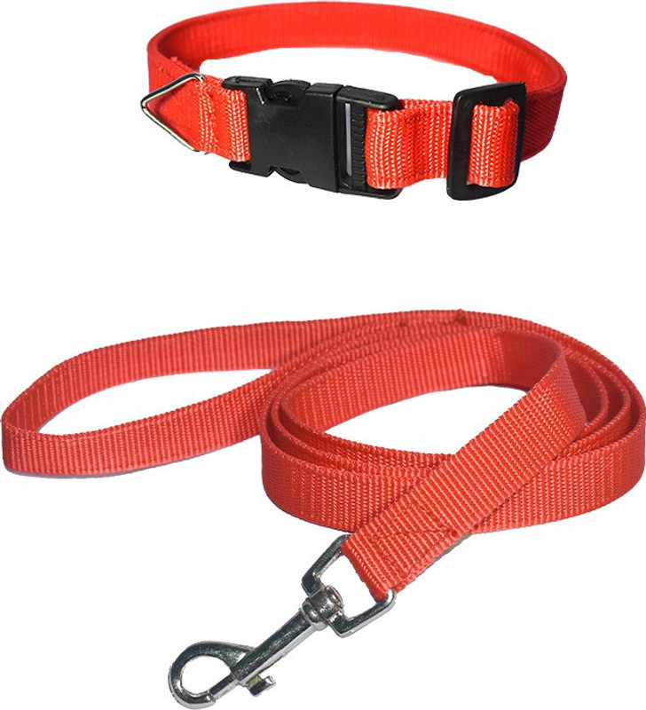 animoxkart Leash & Collar Small Size Red 150 cm Dog Chain Leash(Red)