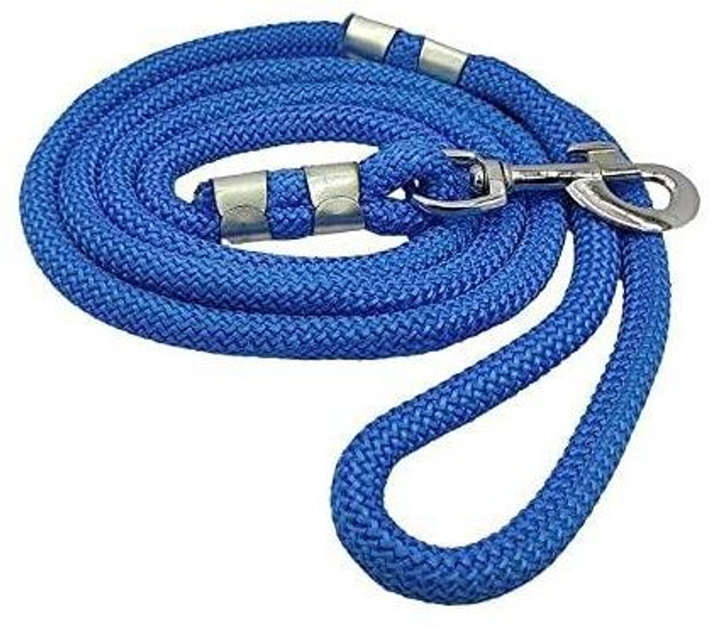 DRK Shop Mart Adjustable Stainless Steel Hook Set - Perfect for Walking and Training Dogs 170 cm Dog Cord Leash(Blue)