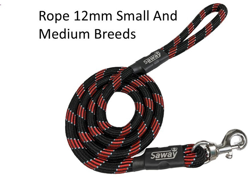 ZoraX Orange Radium Foam Rope 15mm For Medium And Large Beeds 175 cm Dog Strap Leash(Orange)