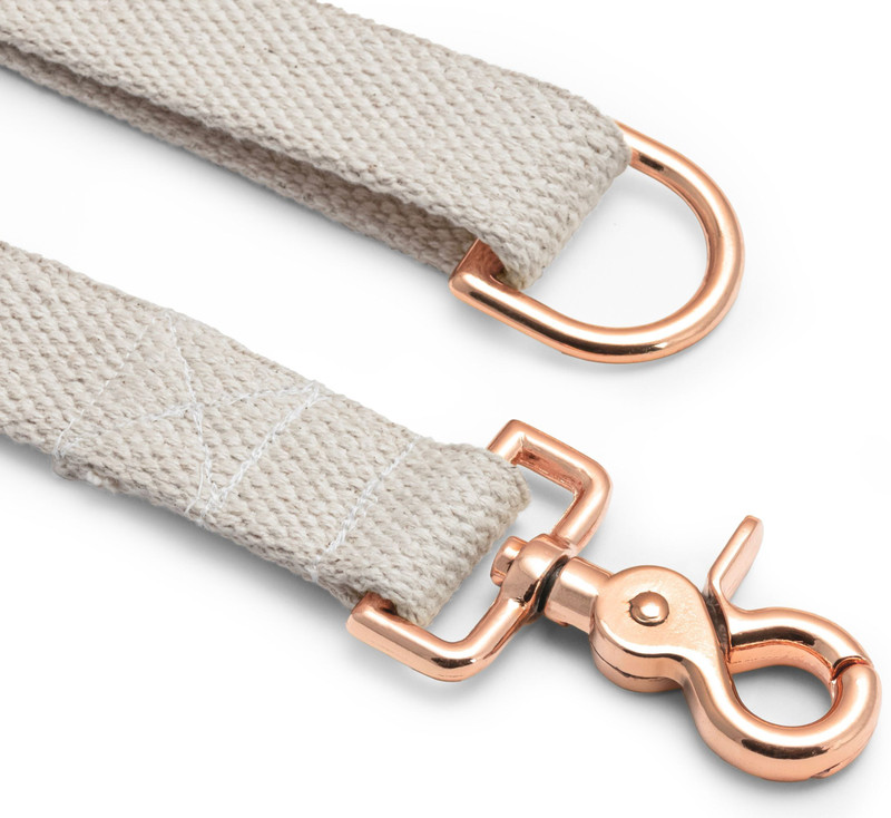 Unreasonable Pets 7FT Indestructible Dog Leash with Full Metal Hook and D-Ring (7FT, Rose Gold) 213.36 cm Dog Strap Leash(Red)