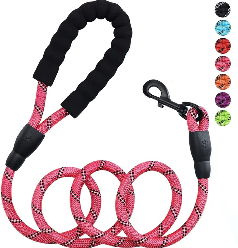 Ypet Premium Quality 4 Ft Dog Leash| Heavy Duty Leash for Dogs and Cats 152.4 cm Dog & Cat Martingale Leash(Multicolor)