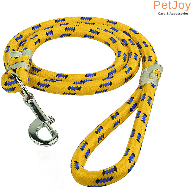 PetJoy Dog Leash Rope Training Leash | Strong Hook Multi Size 12mm (Color May Vary) 150 cm Dog Cord Leash(Multicolor)