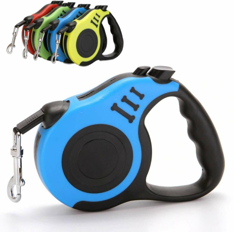 HETSHIV Retractable Dog Leash Automatic Flexible Dog Puppy Cat Traction Rope Belt(Pcs-1) 500 cm Dog & Cat Chain Leash(Multicolor)