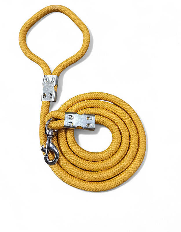pethubmart Dog Leash – Export Quality width 12mm Length (60)inch Dog Leash. 160 cm Dog Cord Leash(Yellow)
