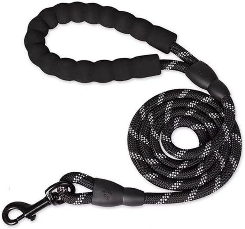 sawaay 152 cm Dog & Cat Chain Leash(Black)