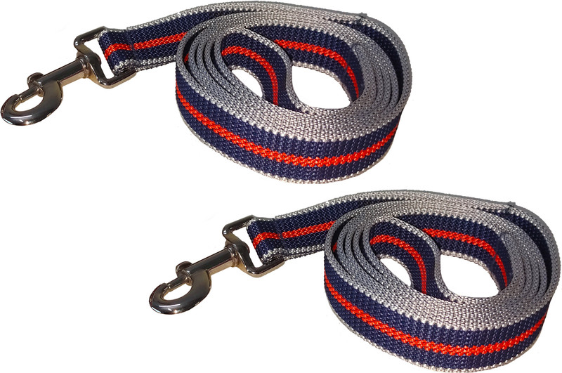 PANCHTATAVA Reversible Strong Nylon Heavy Duty Strong Baby Dog Leash with Swivel Snap Ring 165 cm Dog & Cat Strap Leash(Multicolor)