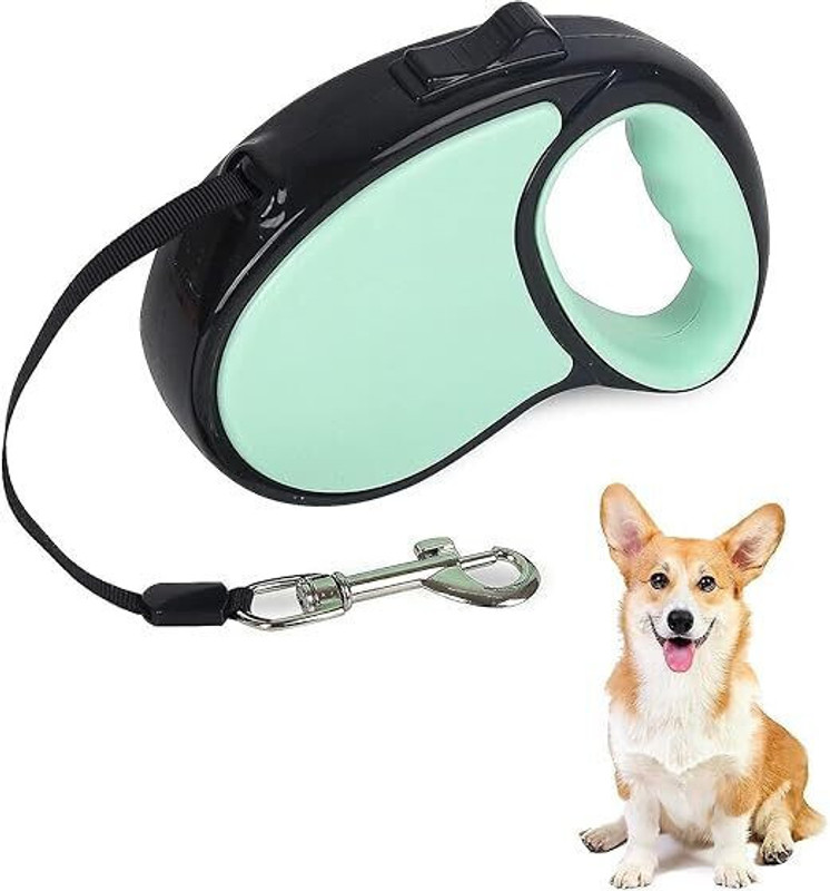 MSVTRADESS running dog leash 3M 300 cm Dog & Cat Strap Leash(Green, Black)