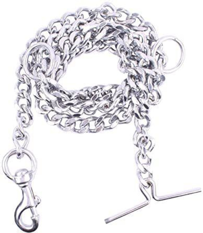 DogTrust Dog Chain with Choke Chain Silver 60 cm Dog & Cat Chain Leash(Silver)