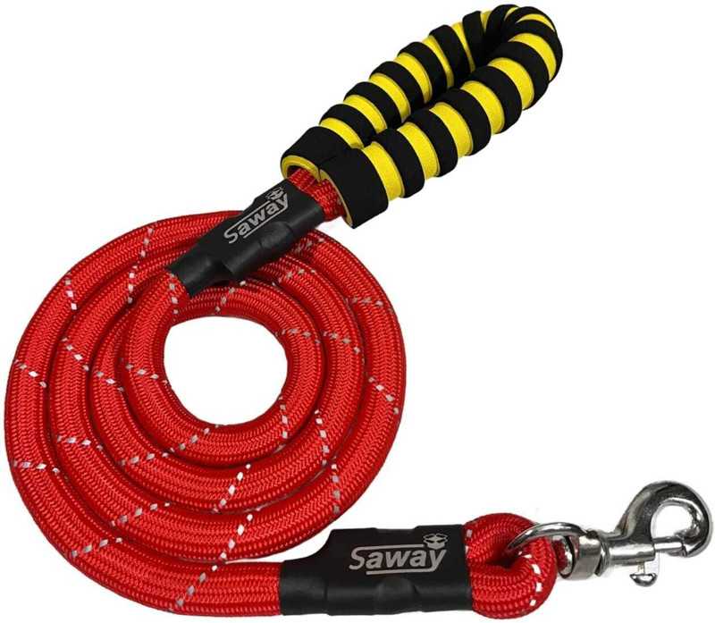 SAWAY 175 cm Dog Strap Leash(Red)