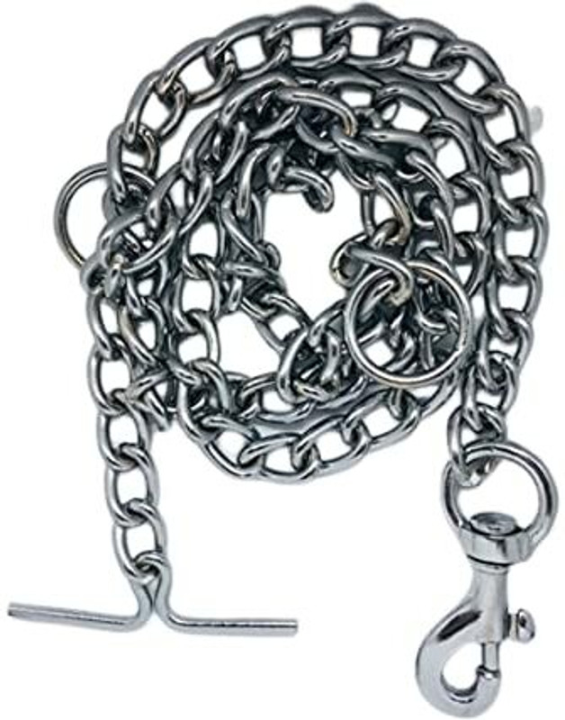 Pet Guard 152 cm Dog Chain Leash(Silver)