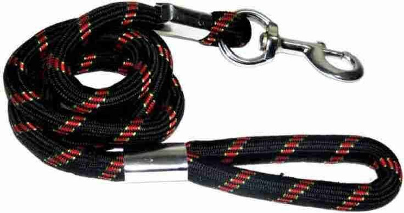 P.U.P.S BLACK COMBO 160 cm Dog & Cat Cord Leash(Black)