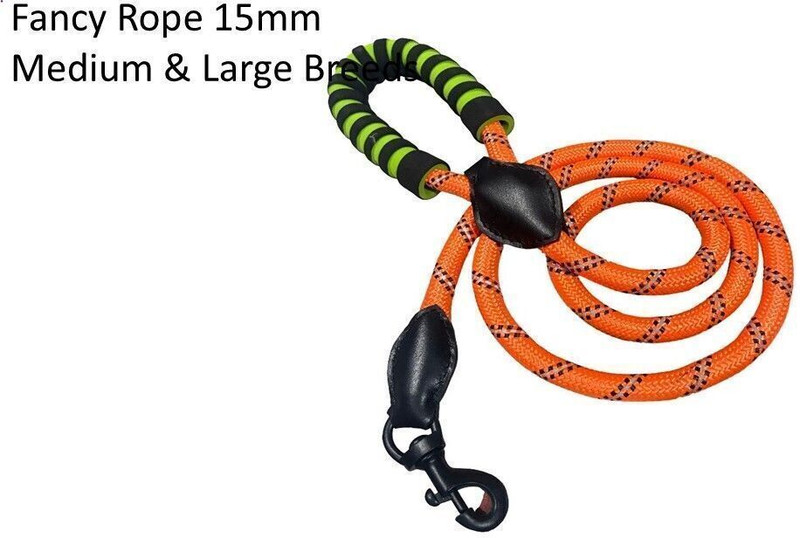 Haniyaa 175 cm Dog Martingale Leash(Yellow)