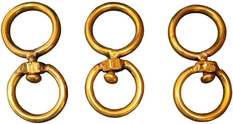 ADILAID Bhawar Kadi Golden Colour for Dog ,Cat Rope or Cattles Tying Rope (Pack of 5) 10 cm Dog & Cat Chain Leash(Gold)