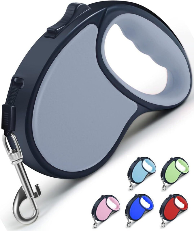 zishnav Retractable Dog Leash, Heavy Duty Reflective Nylon Tape Lead Long 500 cm Dog & Cat Strap Leash(Multicolor)