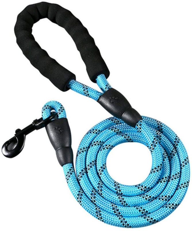 Onlyeasy Dog Leash 5ft with Padded Handle for Medium & Large Size Dog Premium Quality 160 cm Dog & Cat Cord Leash(Blue)