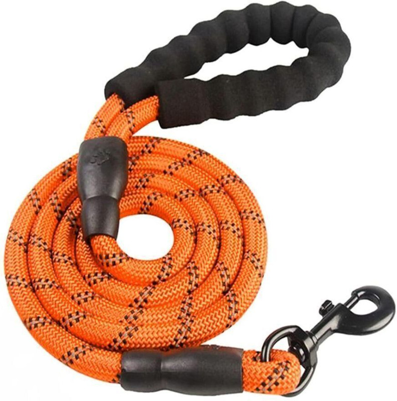 Haniyaa 150 cm Dog Cord Leash(Orange)