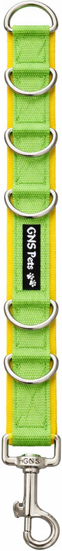 GNS PETS D-Ring Dog Grooming Extension Strap Adjustable Pet Grooming Restraint Bath,Trim 20 cm Dog Strap Leash(Green, Yellow)