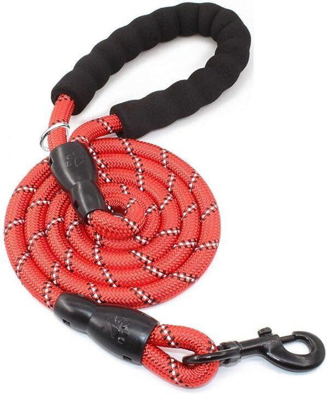 BlingPets 152 cm Dog & Cat Strap Leash(Red)