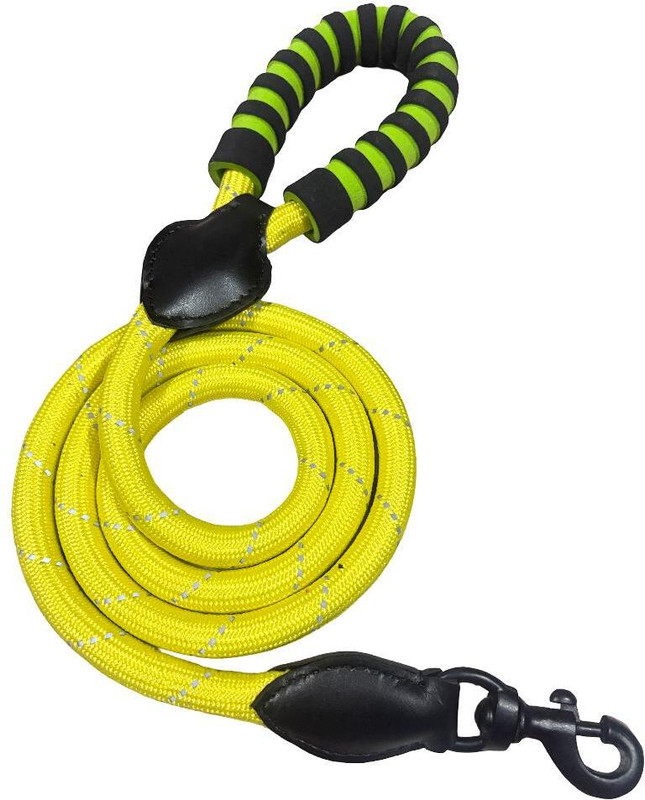 ZAROX 175 cm Dog Cord Leash(Yellow)