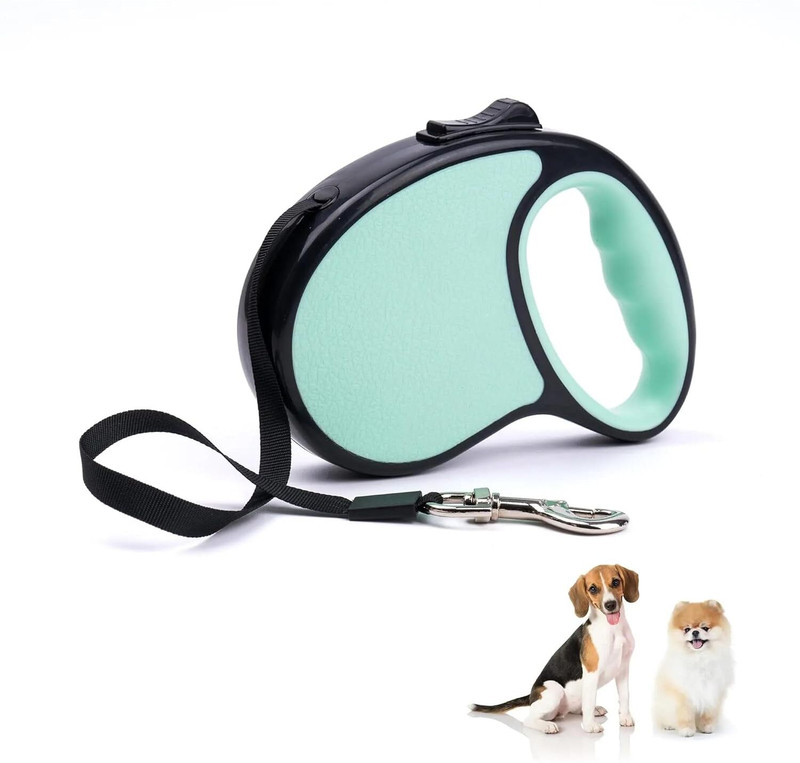 NSUSU Retractable Dog Leash Nylon Walking Running Lead 500 cm Dog & Cat Strap Leash(Multicolor)