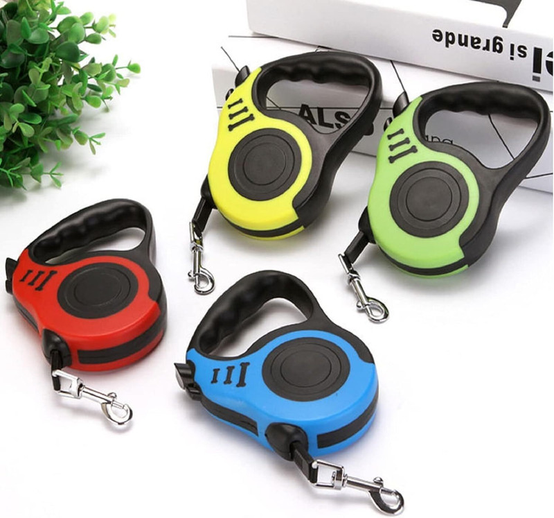 Xydrozen Automatic Retractable Traction Rope For Dogs Flexible Leash-Multicolor 500 cm Dog & Cat Strap Leash(Multicolor)