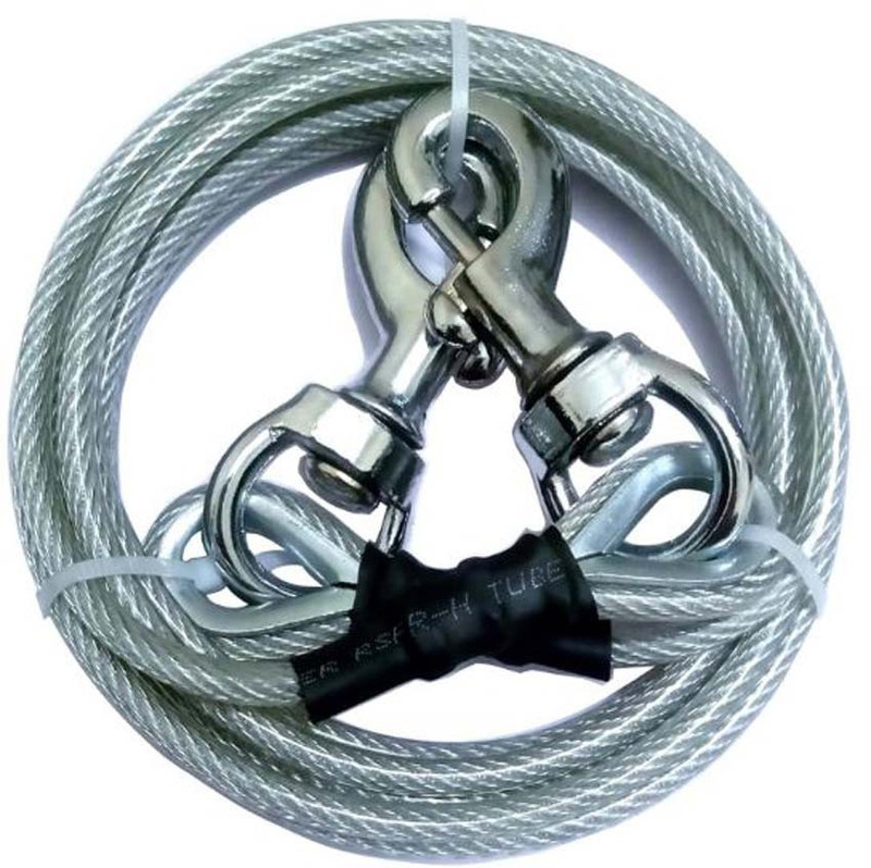 dubidu DBD2401 180 cm Dog Chain Leash(Silver)