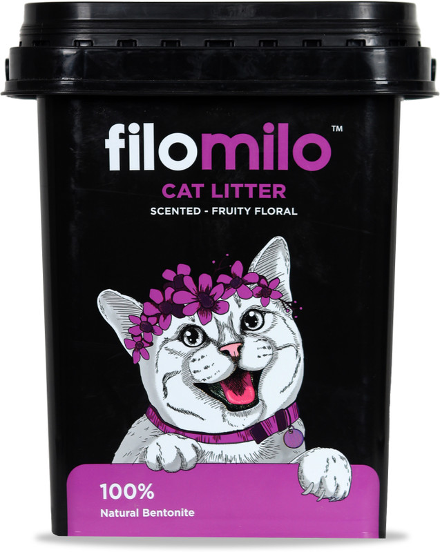 Filomilo Cat Litter with Fruity Floral Scent 6 litter Pet Litter Tray Refill