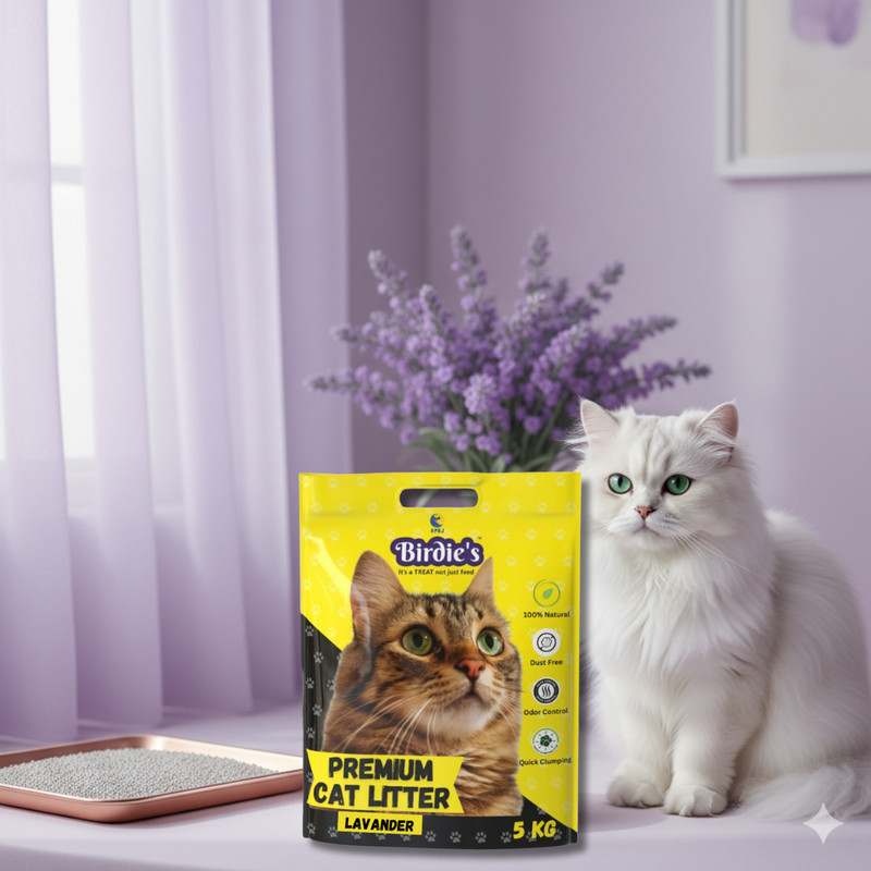 Birdie's Birdie’s Green Apple Cat Litter | 5kg | Fresh & Dust-Free Pet Litter Tray Refill