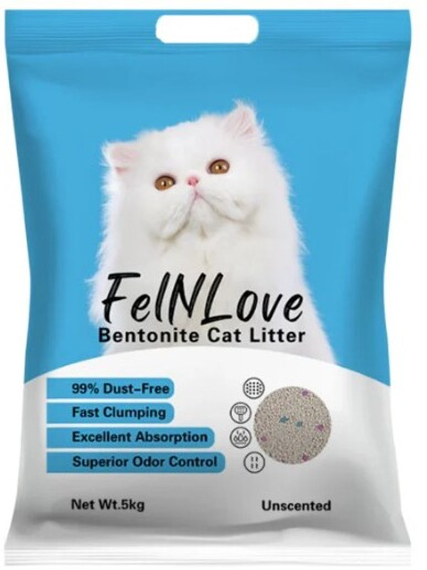 FurrChild Bentonite Cat Litter 5 kgs Pet Litter Tray Refill