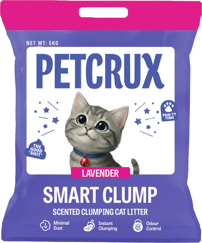 Petcrux Exclusive Scoopable Smart Cat Litter, Pet Litter Tray Refill