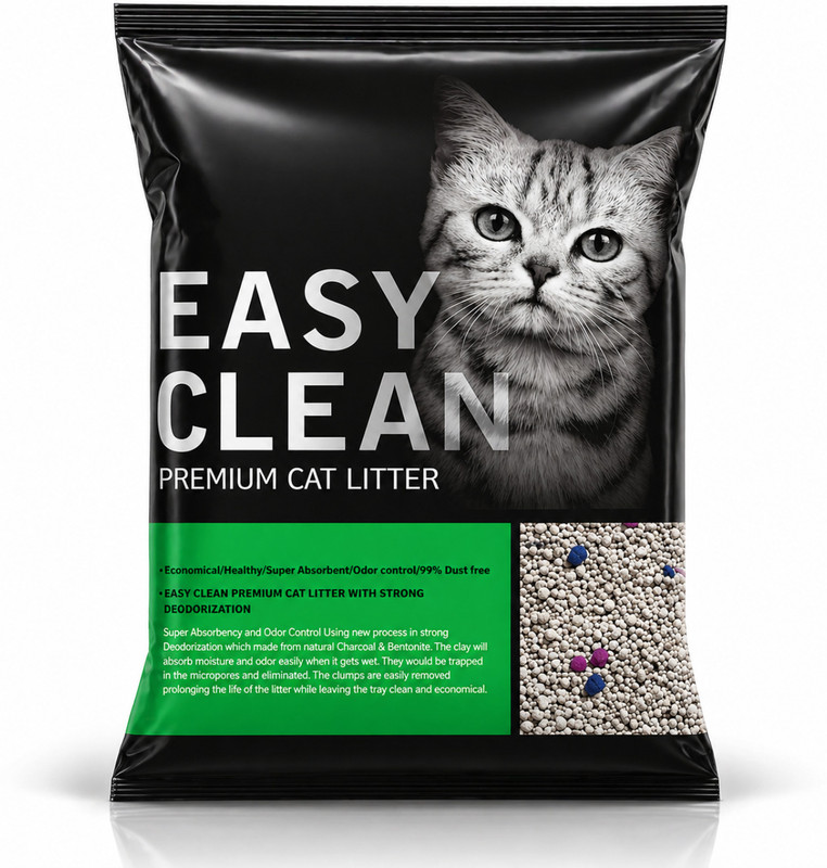 Emily Pets Apple Scented Bentonite Cat Litter 5L Clumping Odor Control Dust Free Pet Litter Tray Refill