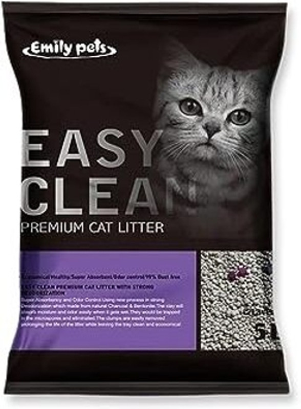 Emily Pets Fresh Lavender Cat Litter (20L) - Superior Odor Control & Calming Scent for Cats Pet Litter Tray Refill