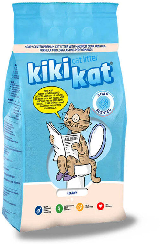 All4pets Kikicat-Soap-5L Pet Litter Tray Refill