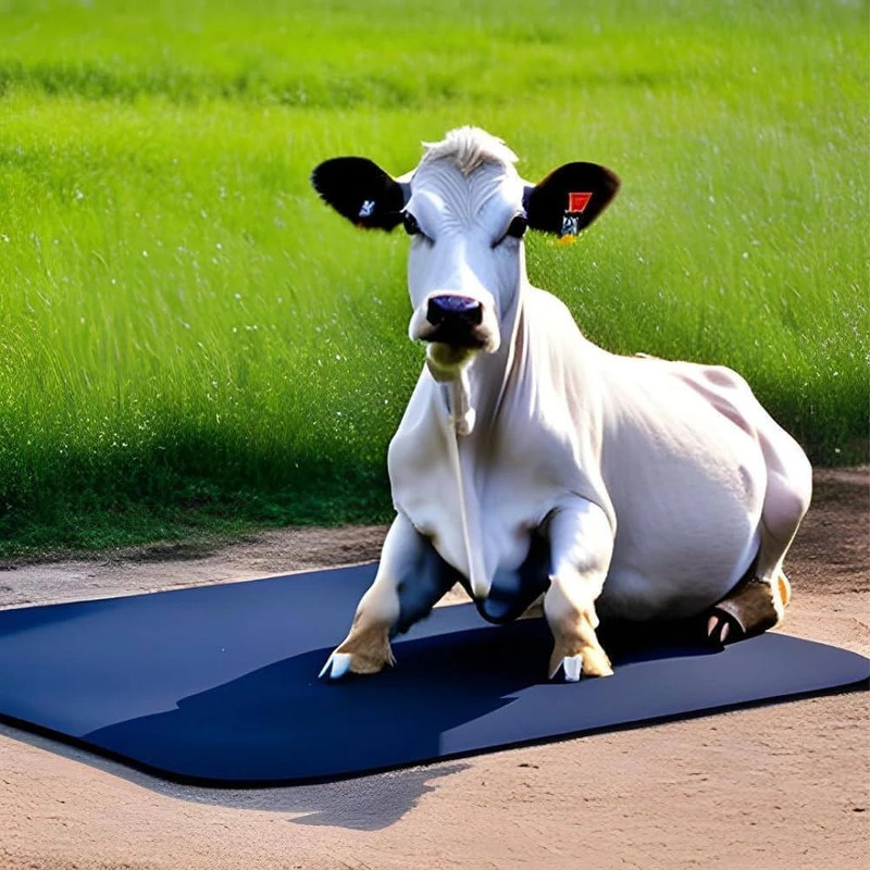 Haryana King Mat For Cow, Buffalo, Horse And All Pet Animals black color Cow, Dog, Hamster, Guinea Pig, Miniature Pig Pet Mat