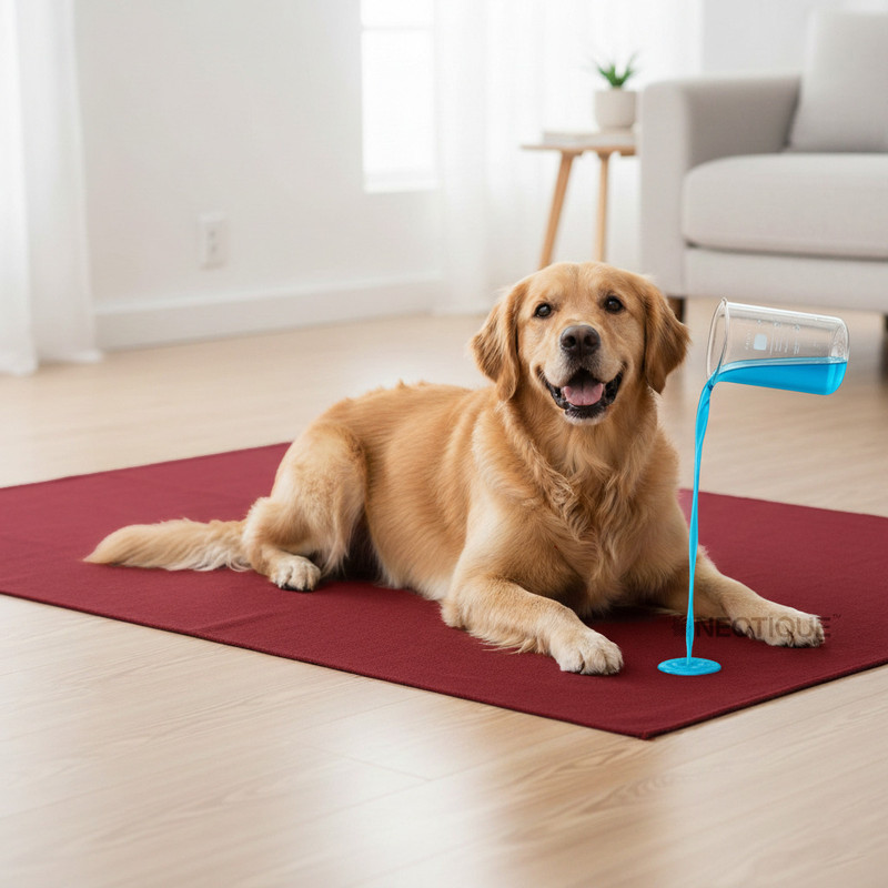 neotique Maroon Large 140x100cm Urine, Protector Dog, Cat, Cow Pet Mat