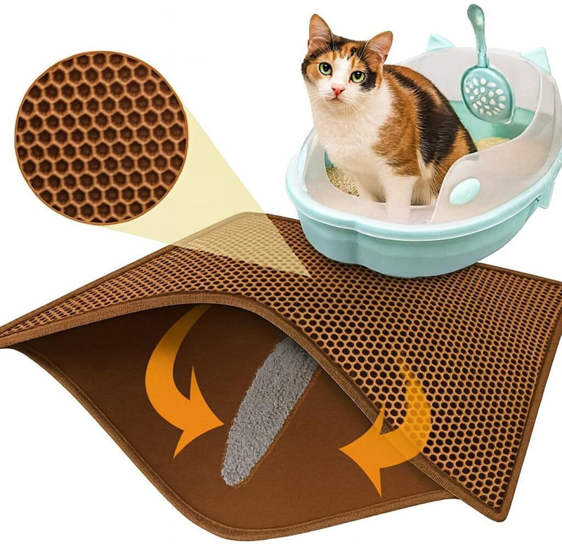 Furry Life Cat Litter Trapping Mat 75 x 60cm Cat Pet Mat