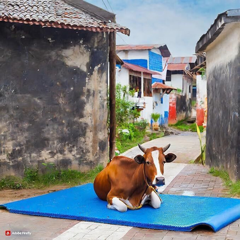Fitdex Long Lasting Cow Mat, use for Buffalo Bull and Horses 24 mm Cow, Dog, Hamster, Guinea Pig, Miniature Pig Pet Mat
