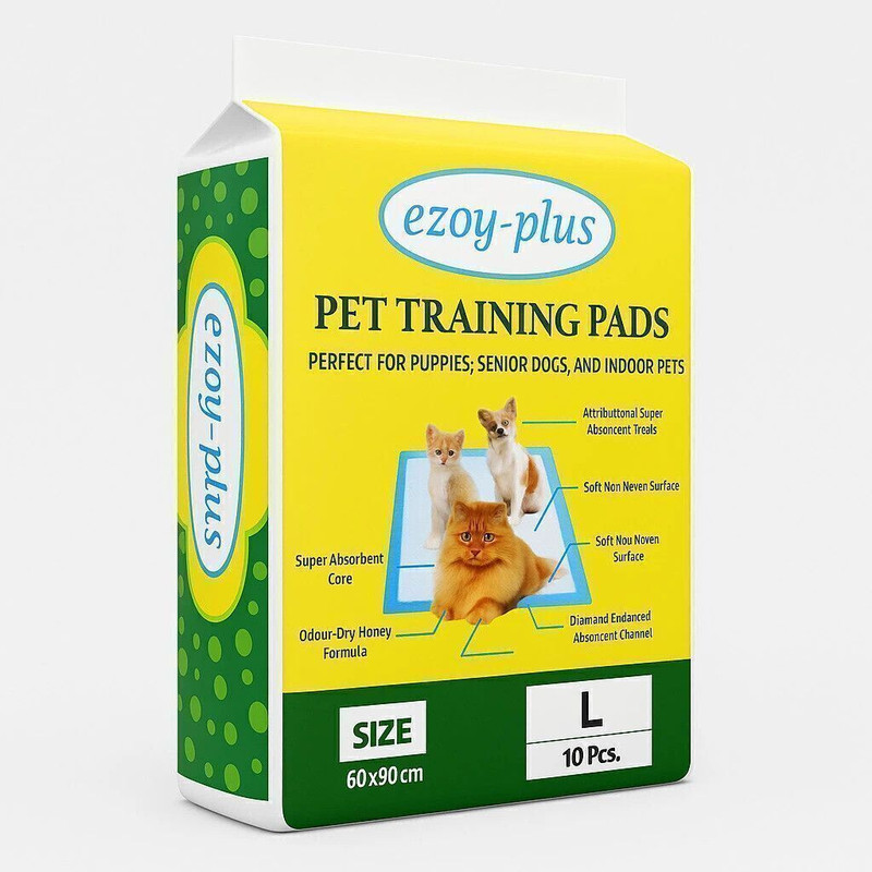 Ezoy Plus Soft Pups Pee pad & Pets Dog Training Pads/ Potty Pads Large size (60*90cm ) Dog, Cat, Rabbit Pet Mat