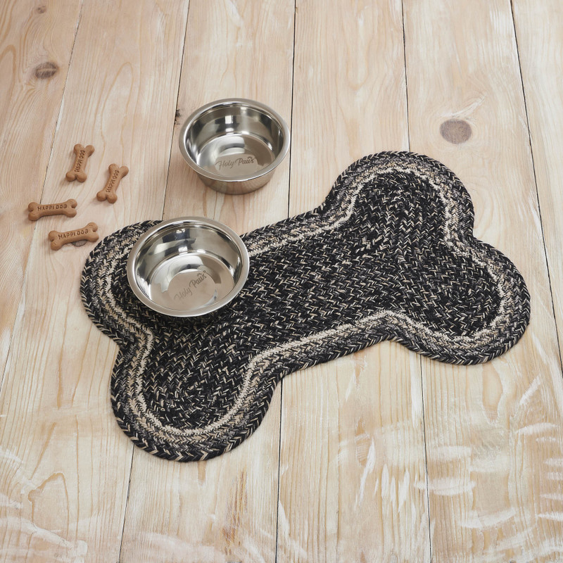 dithreadedcraft Sawyer Mill black white -Pet mat - 15x23 inch Cat, Dog, Rabbit Pet Mat